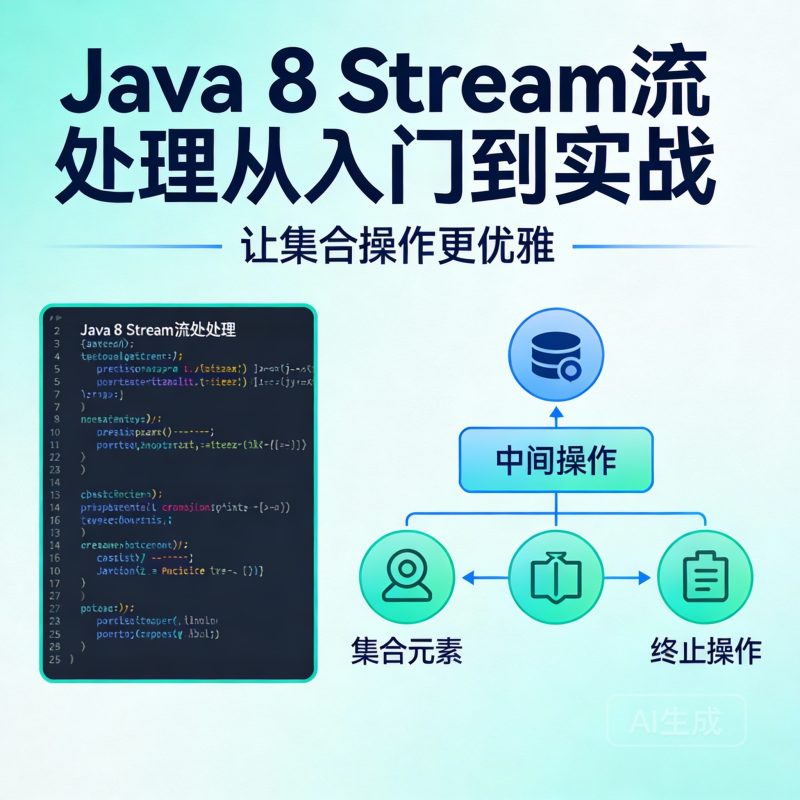 Java 8 Stream 流处理从入门到实战，让集合操作更优雅-小扎仙森